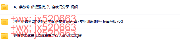 103. 觉醒灵性资料库、萨提亚家庭治疗专业训练课程- 精品绝版70G等多个文件 screenshot