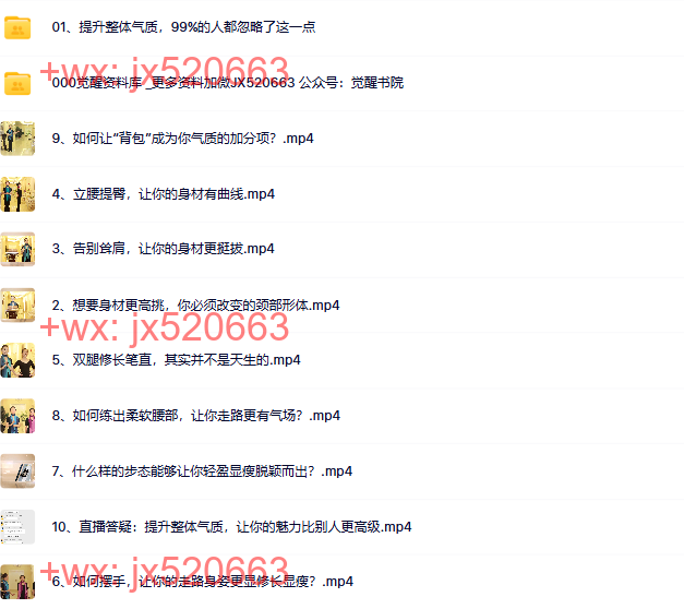 067环球太太仪态导师：10节课提升气质，让你的魅力比别人更高级（完结） screenshot