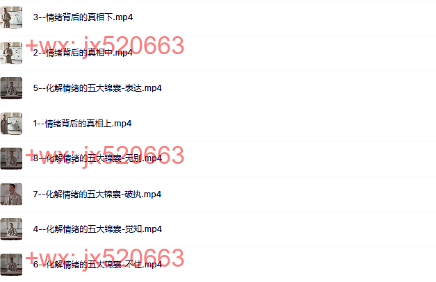 437.觉醒书院公众号 【行者项坤】情绪背后的真相，化解情绪的五大锦囊。（线上视频课） screenshot