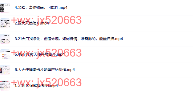 794雪佳天使灵气视频课 screenshot