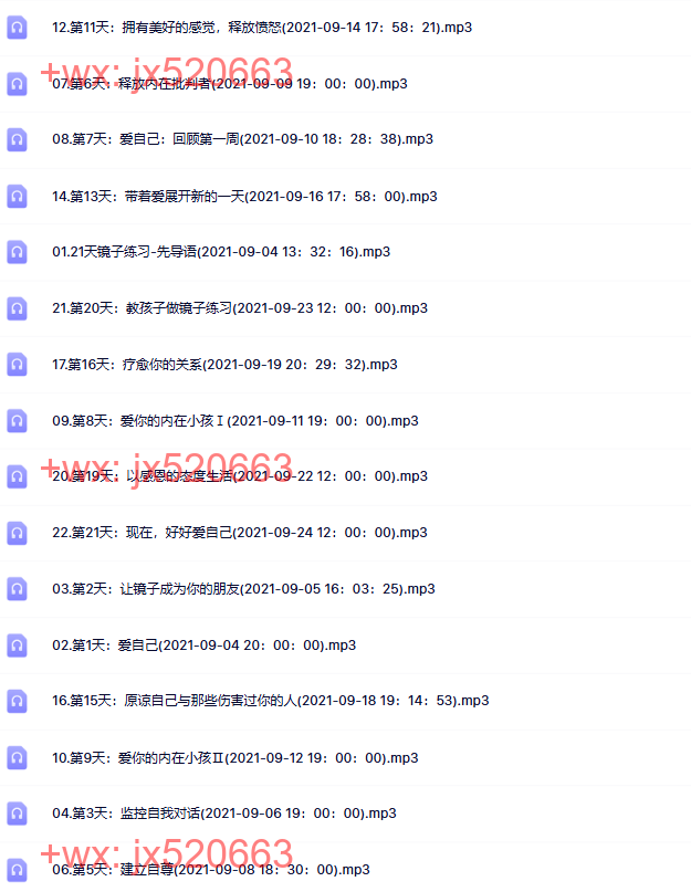 21天镜子练习（社群陪伴营） screenshot
