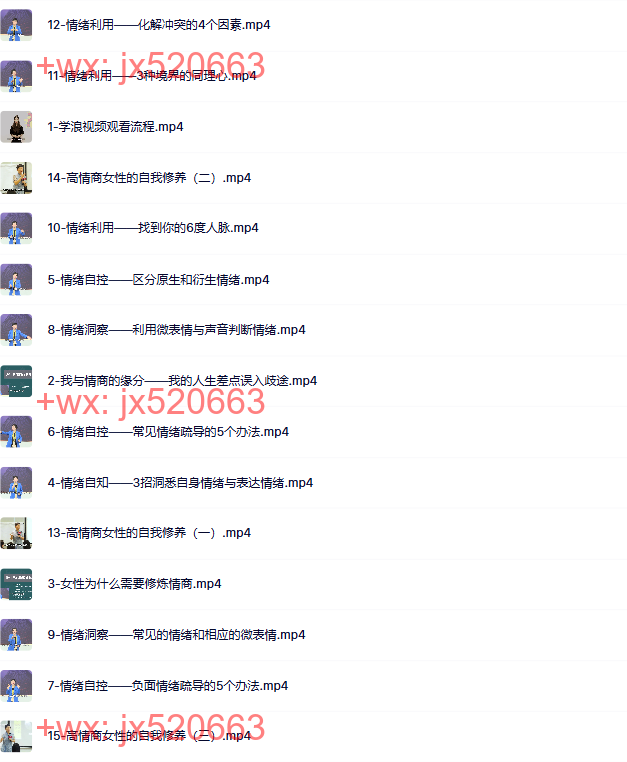 358.觉醒书院公众号 杨文利《女性情商课》完结15节线上视频课 screenshot