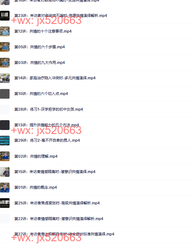 469.觉醒书院、【完结】沈家宏 共情技能30讲 screenshot