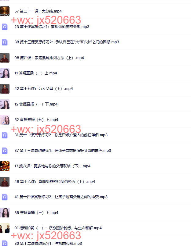 854. 回归爱的序位,活出智慧人生|家庭系统排列深度成长课 伯图·乌沙莫&卢熠翎&黄骐联合教学 screenshot