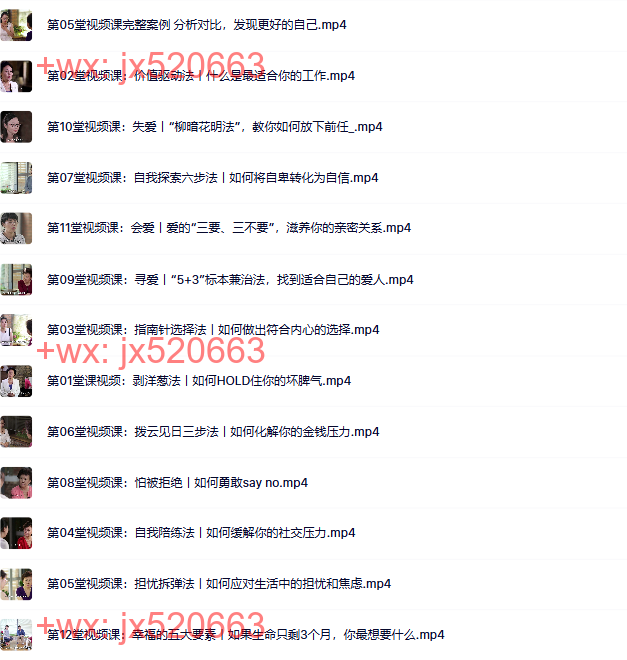 12堂视频课 screenshot