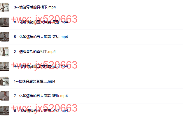 455.觉醒书院公众号 【行者项坤】情绪背后的真相，化解情绪的五大锦囊。（线上视频课） screenshot