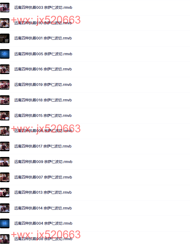 远离四种执着 宗萨仁波切1200rmvb screenshot