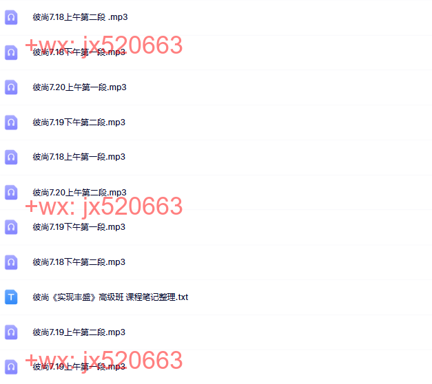 03彼尚《实现丰盛》高级班 screenshot