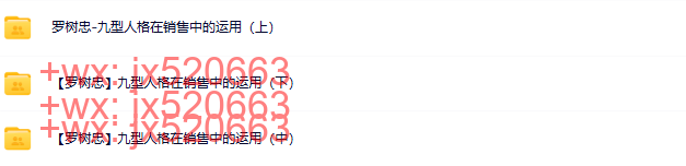 13-罗树忠-九型人格在销售中的运用（上） screenshot