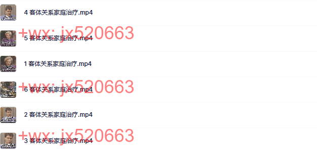 5 客体关系家庭治疗 screenshot