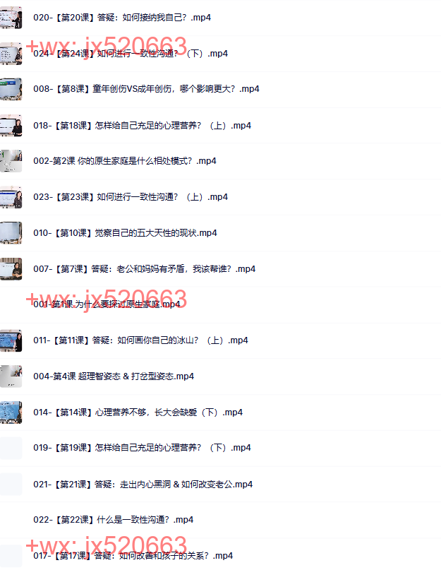 05.陈艺新：【幸福女子】人际家庭关系沟通共24讲 screenshot