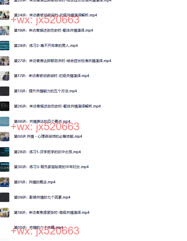 502.觉醒书院公众号 【完结】沈家宏 共情技能30讲 screenshot