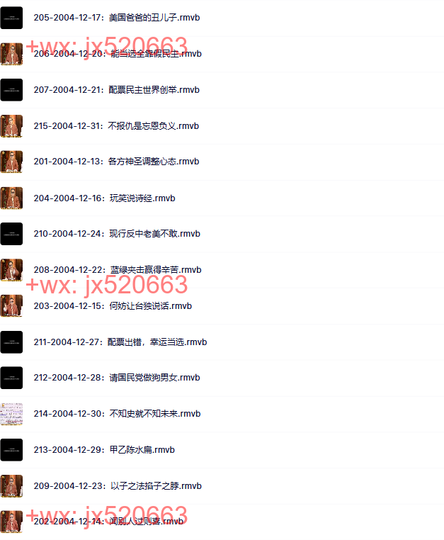 李敖有话说2004【201集-215集】 screenshot