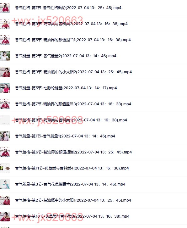 中级:芳香疗法的综合应用 screenshot