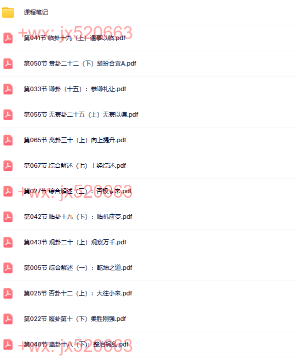 易经笔记精细整理，值得认真学习 screenshot