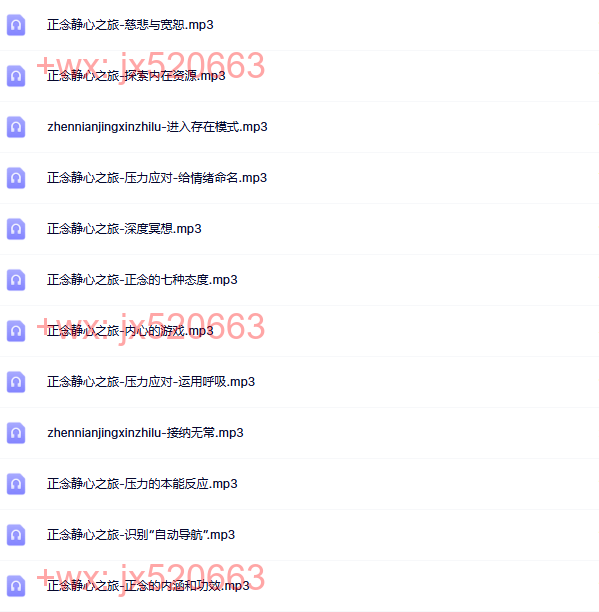 正念静心之旅 screenshot